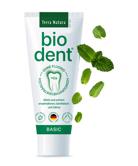 biodent Basic Zahnpasta – fluoridfrei, vegan, homöopathieverträglich